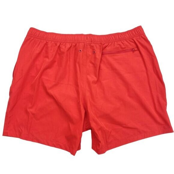 NWT CALVIN KLEIN Swimwear Men's Quick Dry UV Protected Swim Trunk Sz XXL Red - Picture 7 of 8